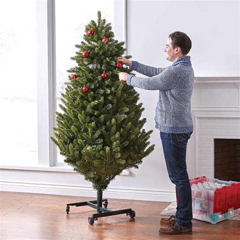 hammacher height adjustable christmas tree